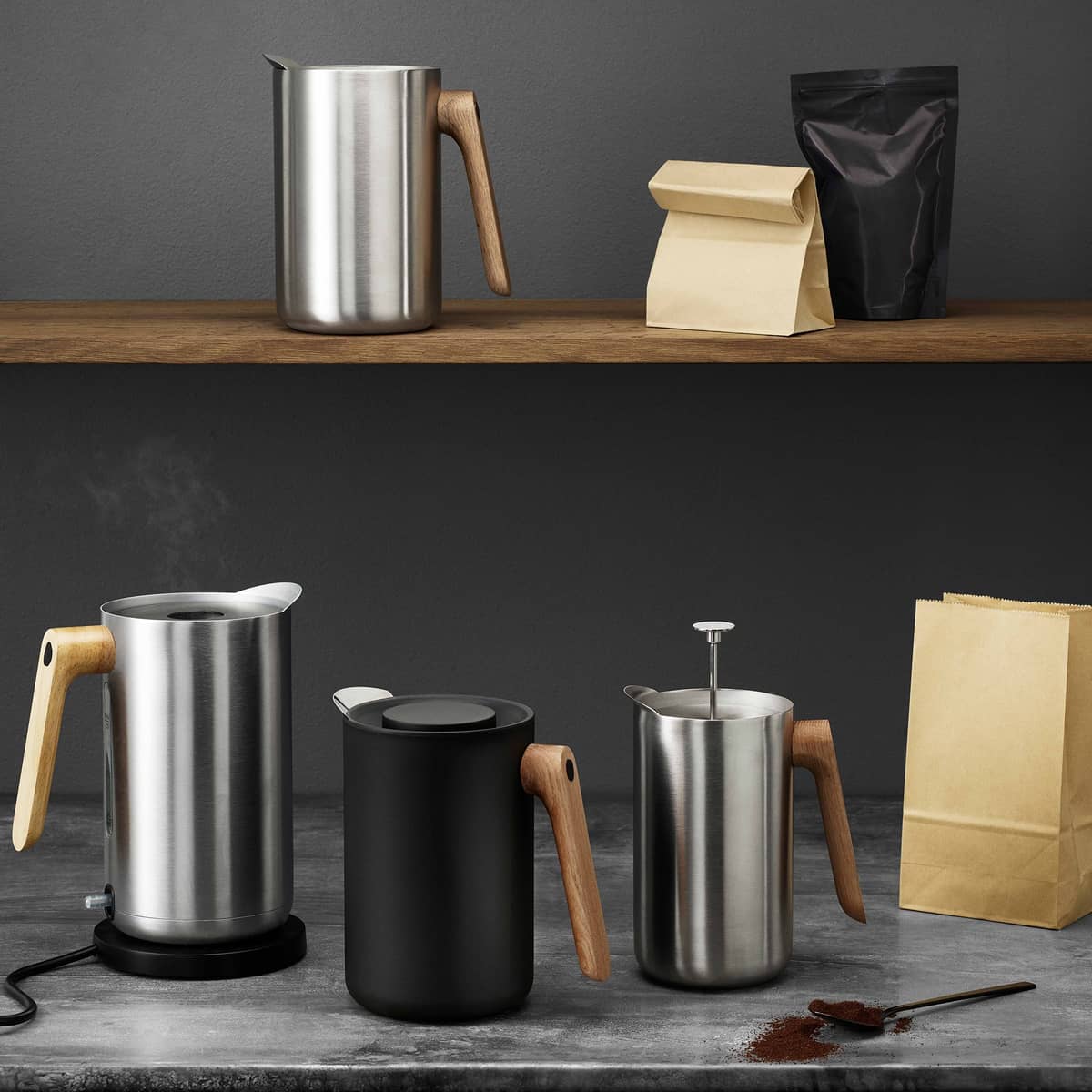 Vattenkokare 1,5 L Nordic Kitchen Rostfritt stål