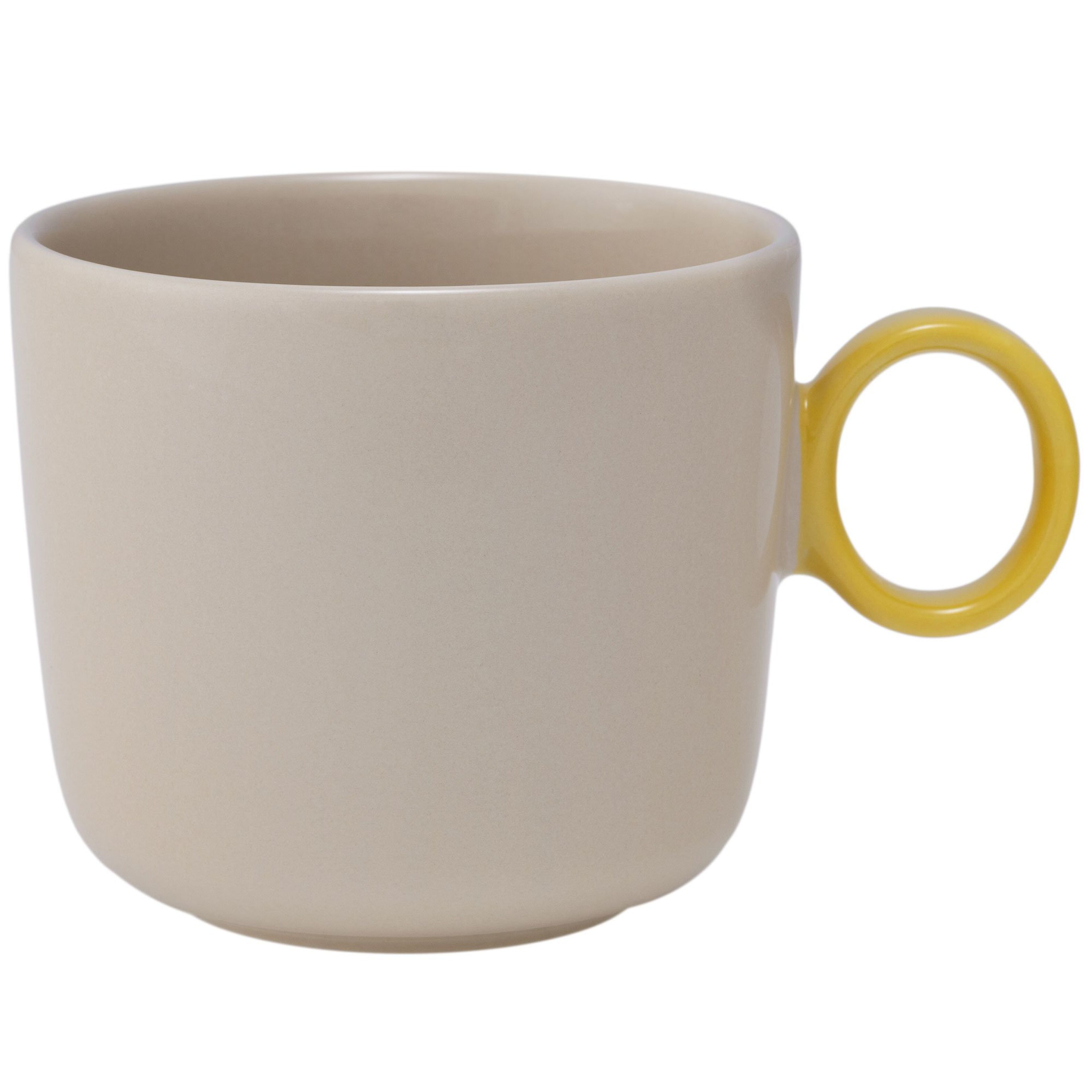 Iittala Play Kopp 35 cl, beige/gul