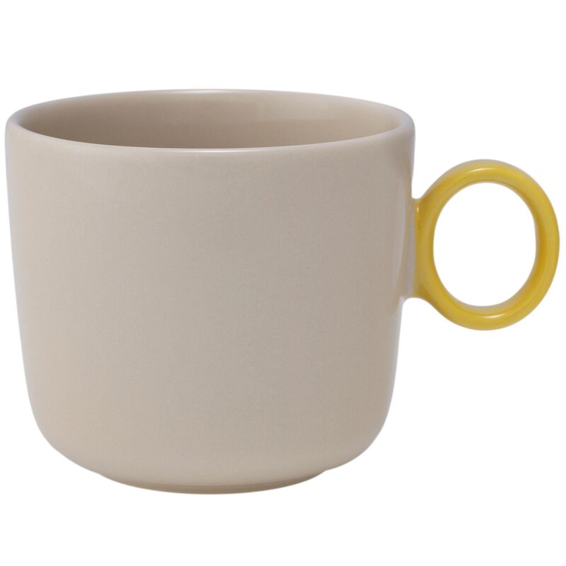 Iittala Play Kopp 35 cl, beige/gul
