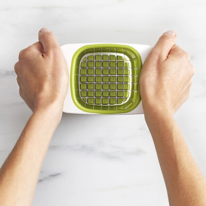 ChopCup grönsaksskärare, vit/grön