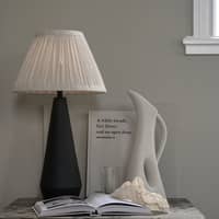 Dallas bordlampe, svart