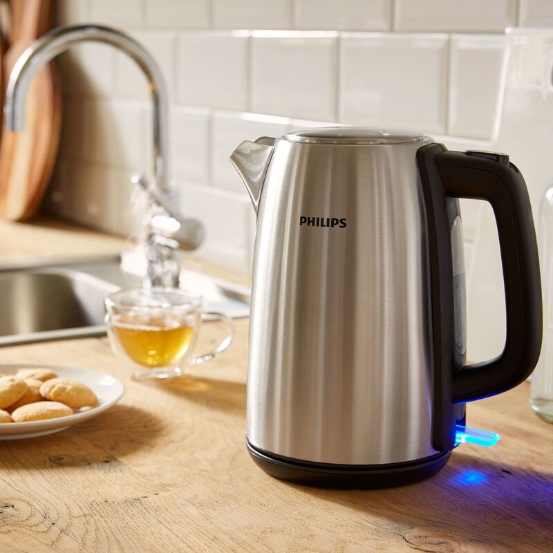 HD9351/90 Viva Collection vattenkokare, 1,7 liter, rostfritt stål