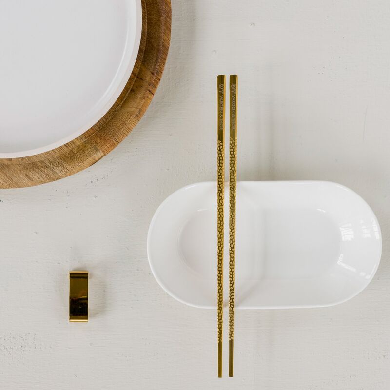 ätpinnar 4 par, mässing