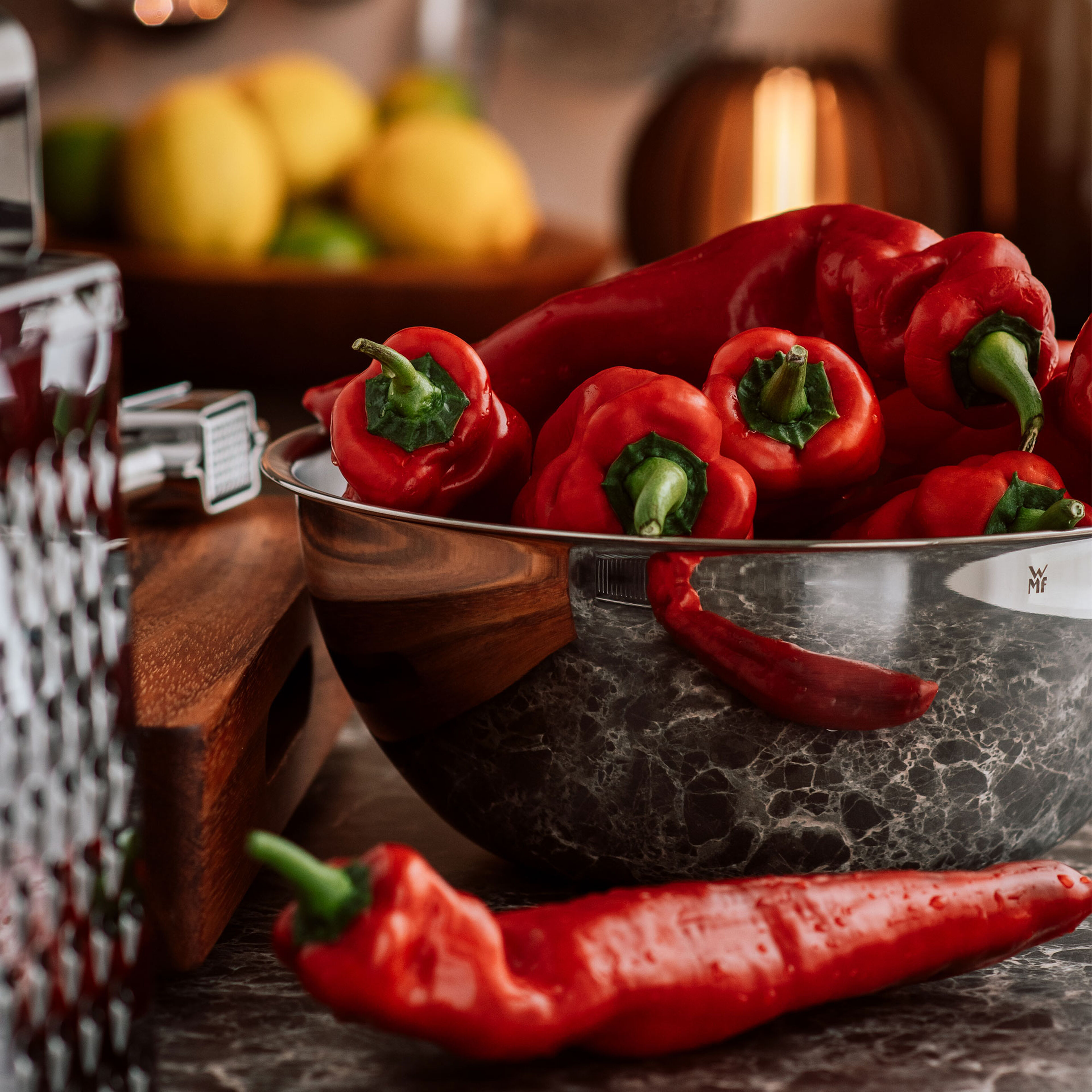 Rostfritt skålar 4-del GOURMET