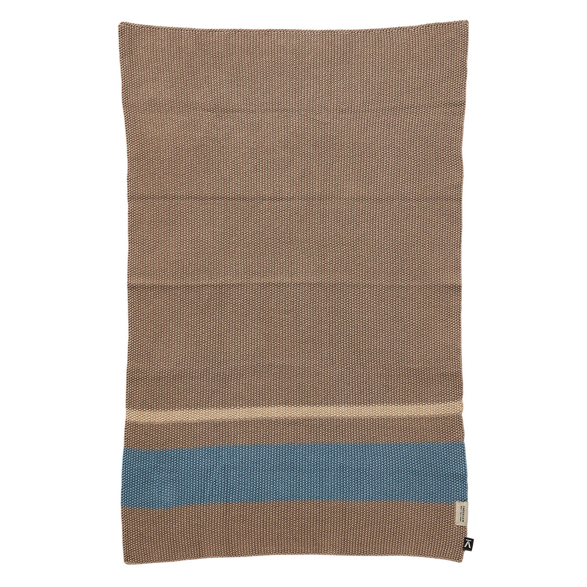 Køkkenhåndklæde 50 x 80 cm, beige/blå