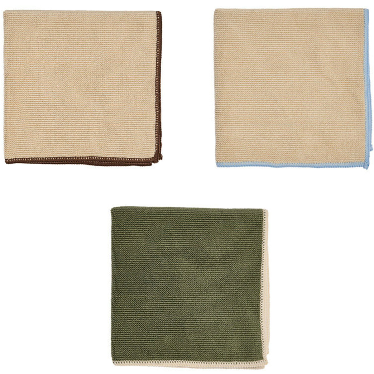 Mundus astianpesuliina 3 kpl, kameli/oliivinvihreä