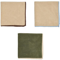 Mundus astianpesuliina 3 kpl, kameli/oliivinvihreä