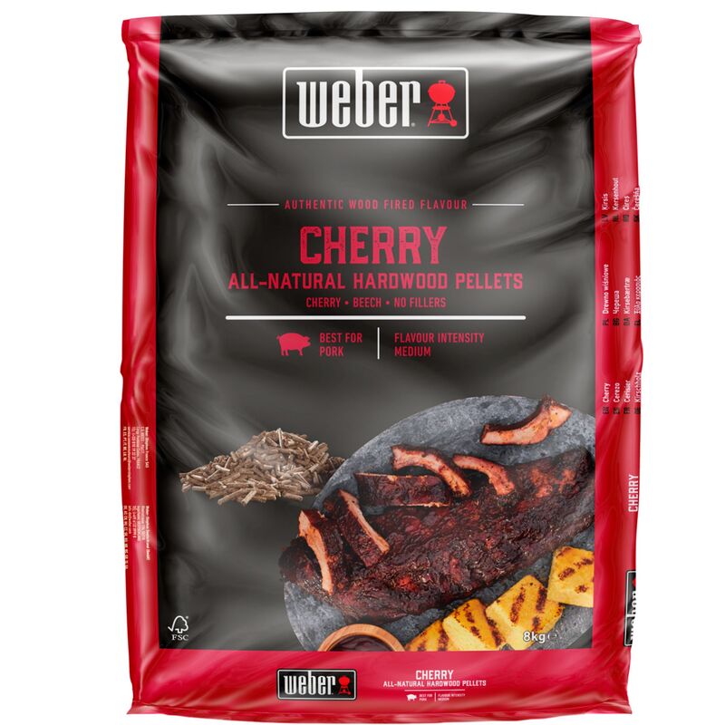 Træpiller – Kirsebærtræ 8 kg