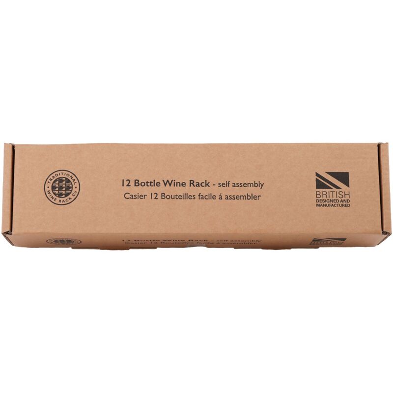 Vinreol Saml-Selv Mørk Eg 12 flasker