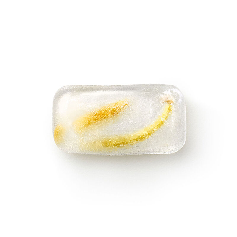 Isbitsform med lock, rektangulär, turkos