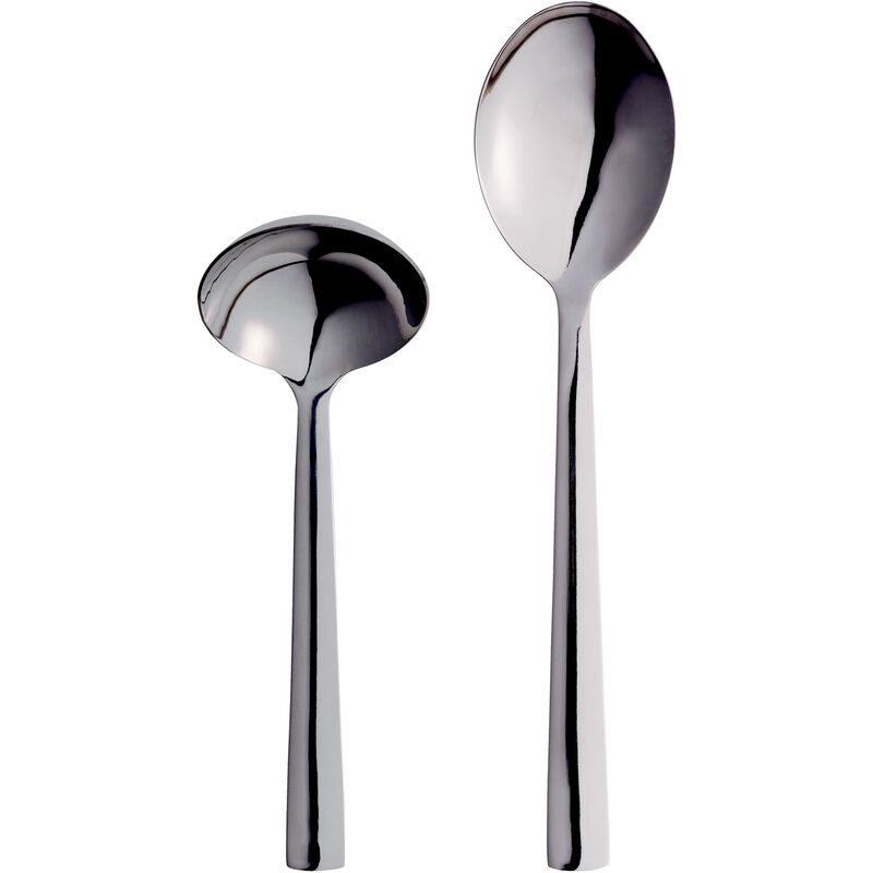 RAW serveringsbestik, rustfrit stål,  2 dele