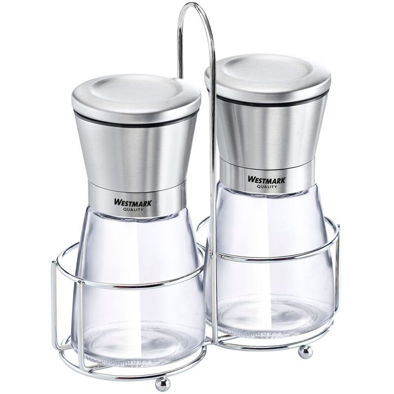 Salt- och pepparkvarn med bordsställ