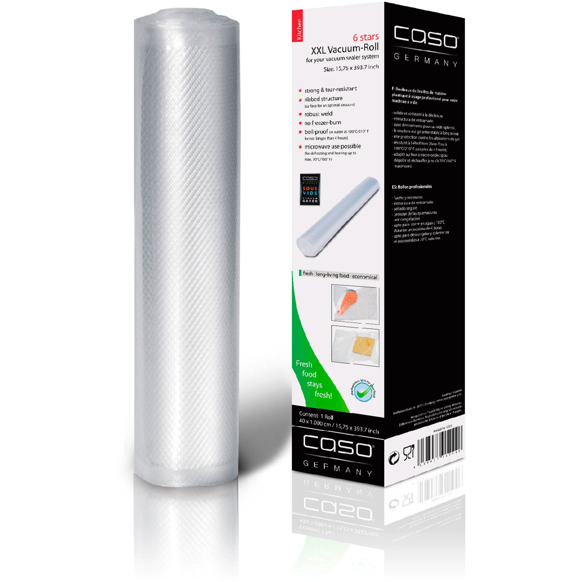 1 stk. 40x1000cm. Folierulle
