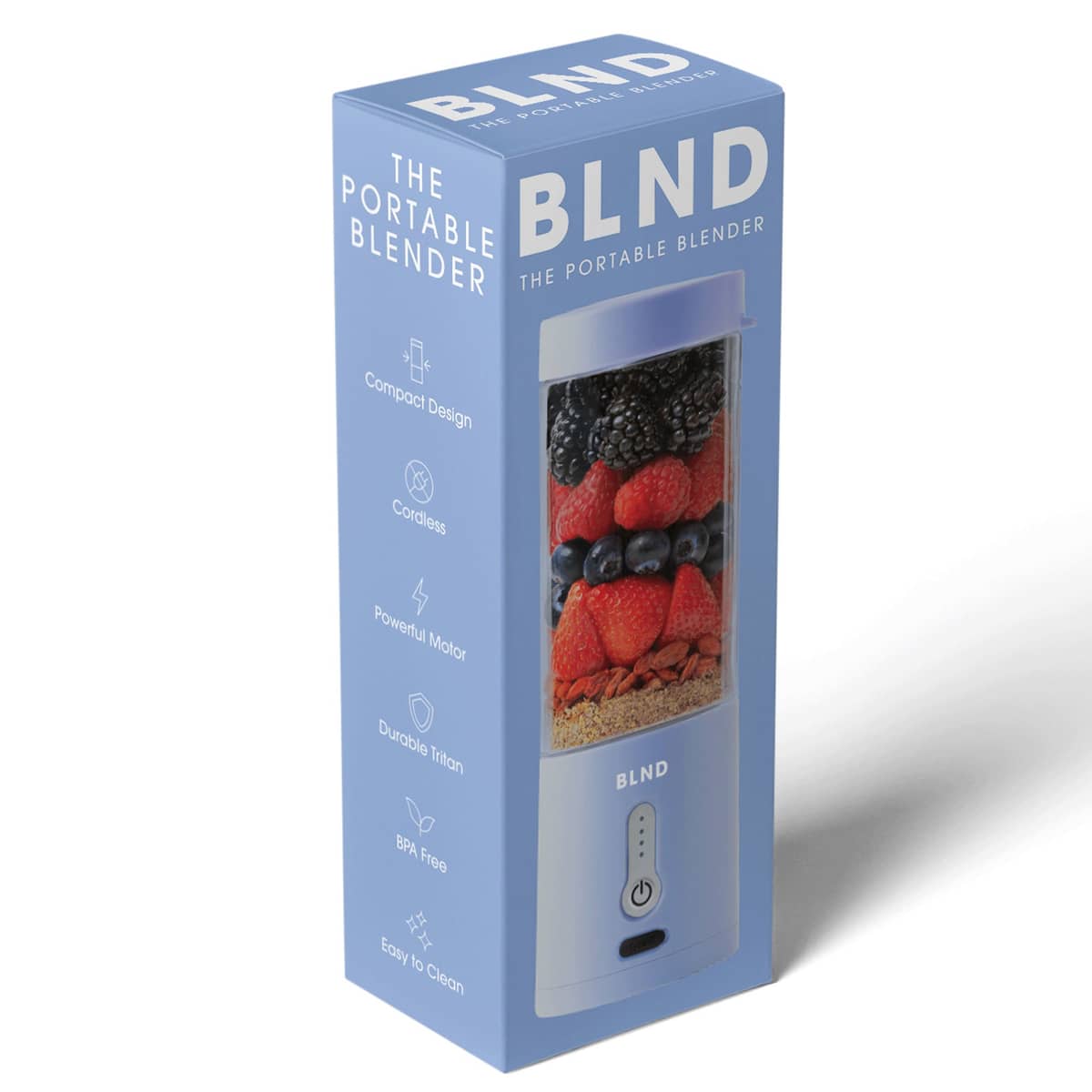 Portabel blender, blå