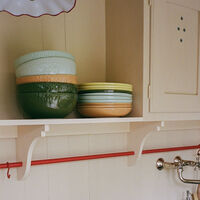 Confetti salatskål 23 cm, olive