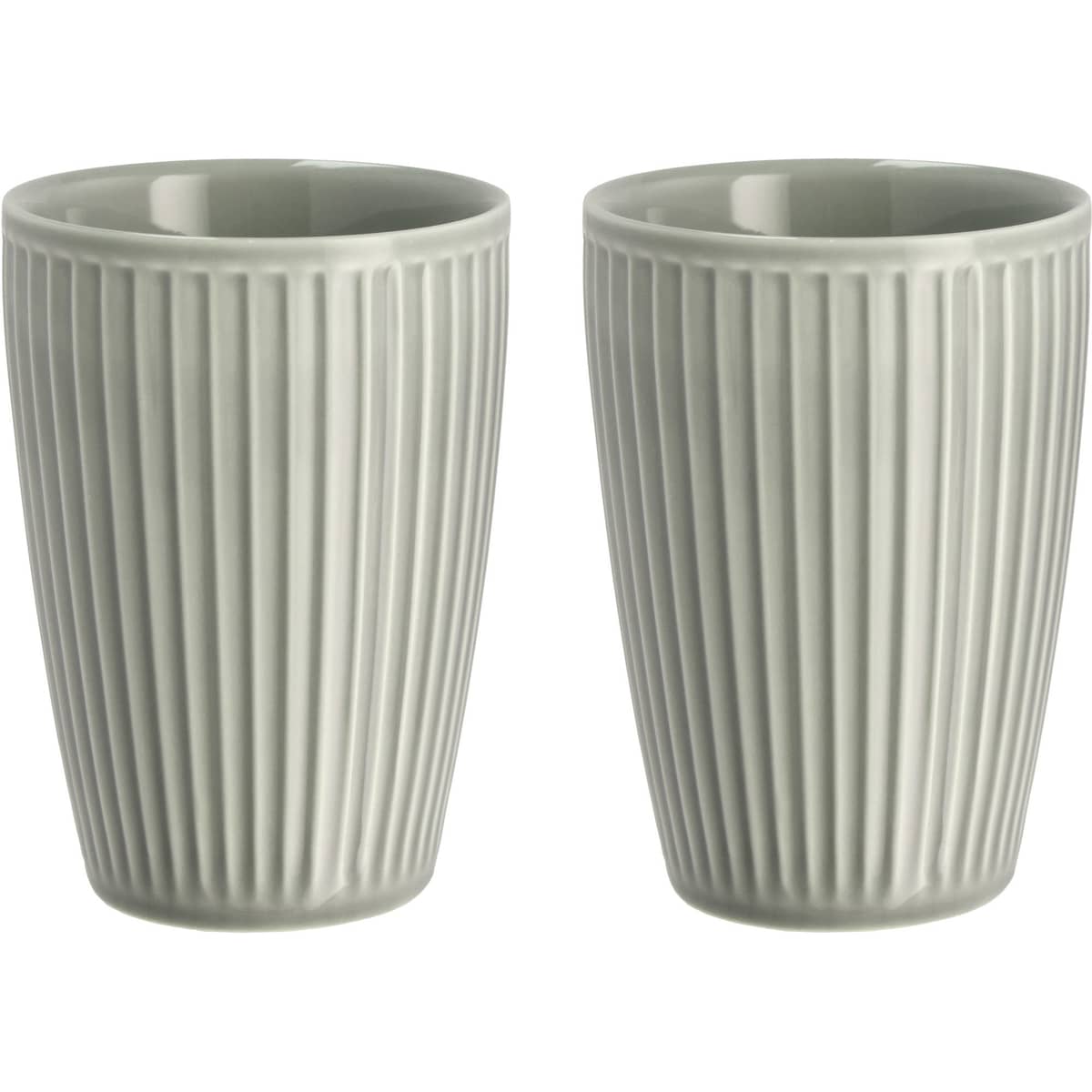 Plissé termosmugg 25 cl, 2 st, arctic ice
