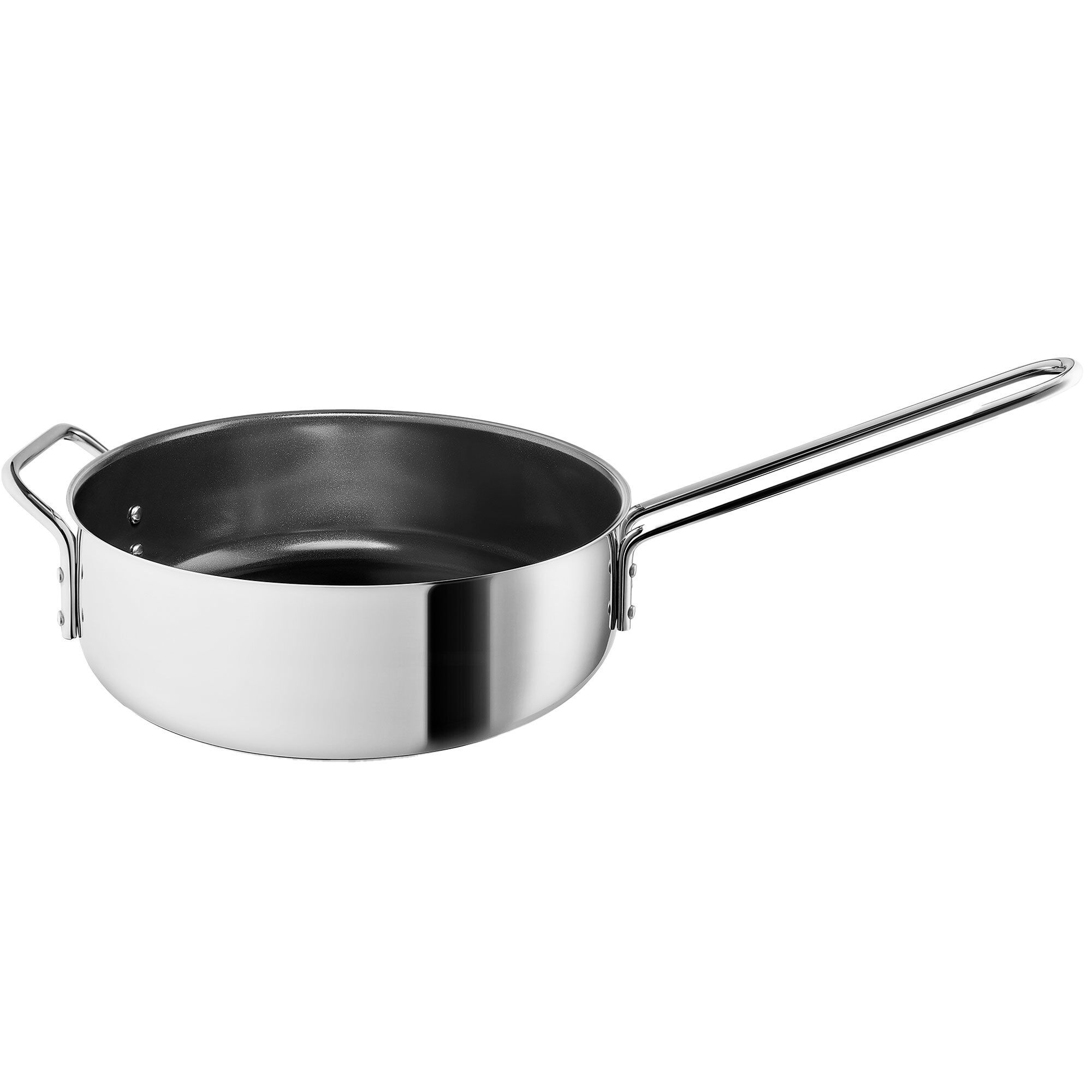 Eva Solo Eva Trio Stainless Steel Slip-Let keramisk sautépanne 24 cm