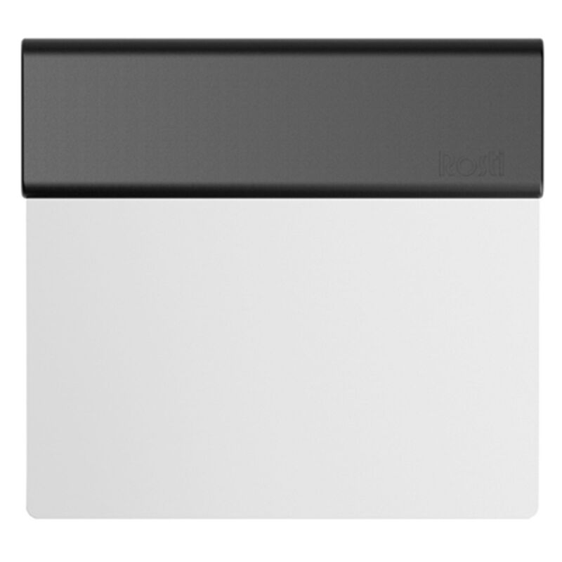 Emma degskrapa stål, svart