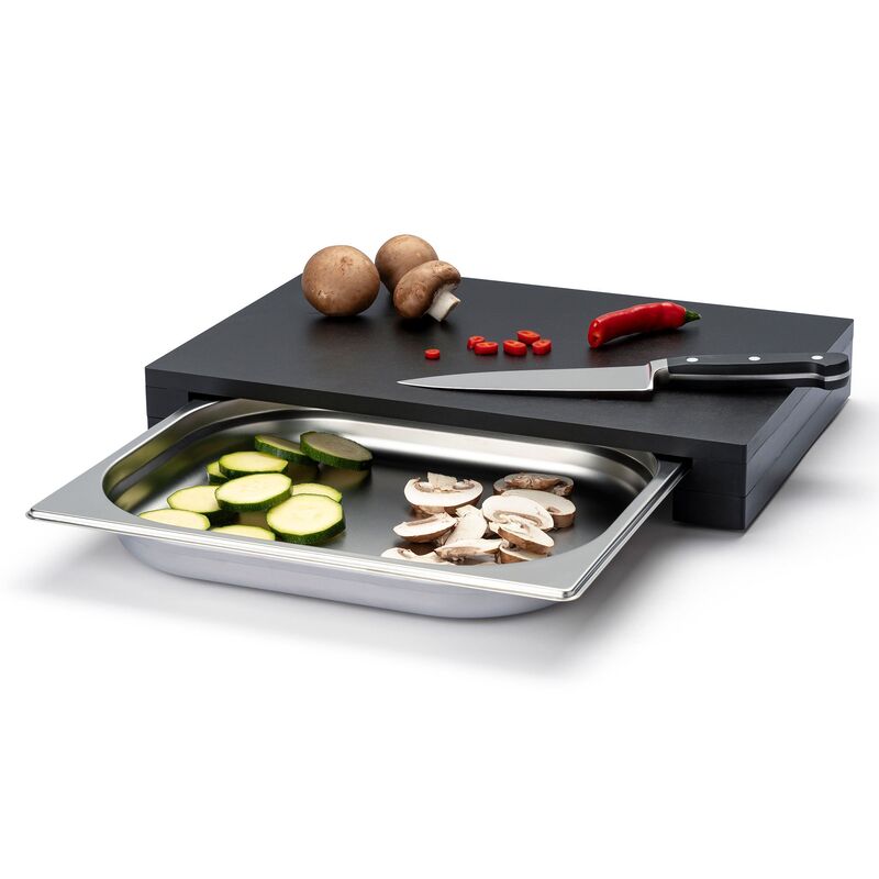 Skærebræt med skuffe 39x27 cm, Duracore