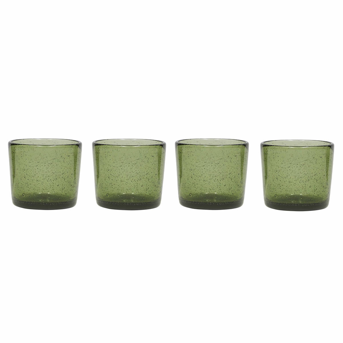 Kuki dricksglas 4 st, green