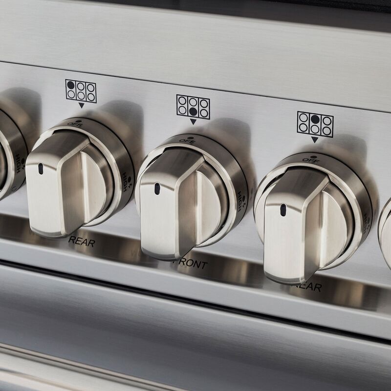 MAS126G2ENET Master Gasskomfyr med dobbelovn 120 cm, Matt Svart