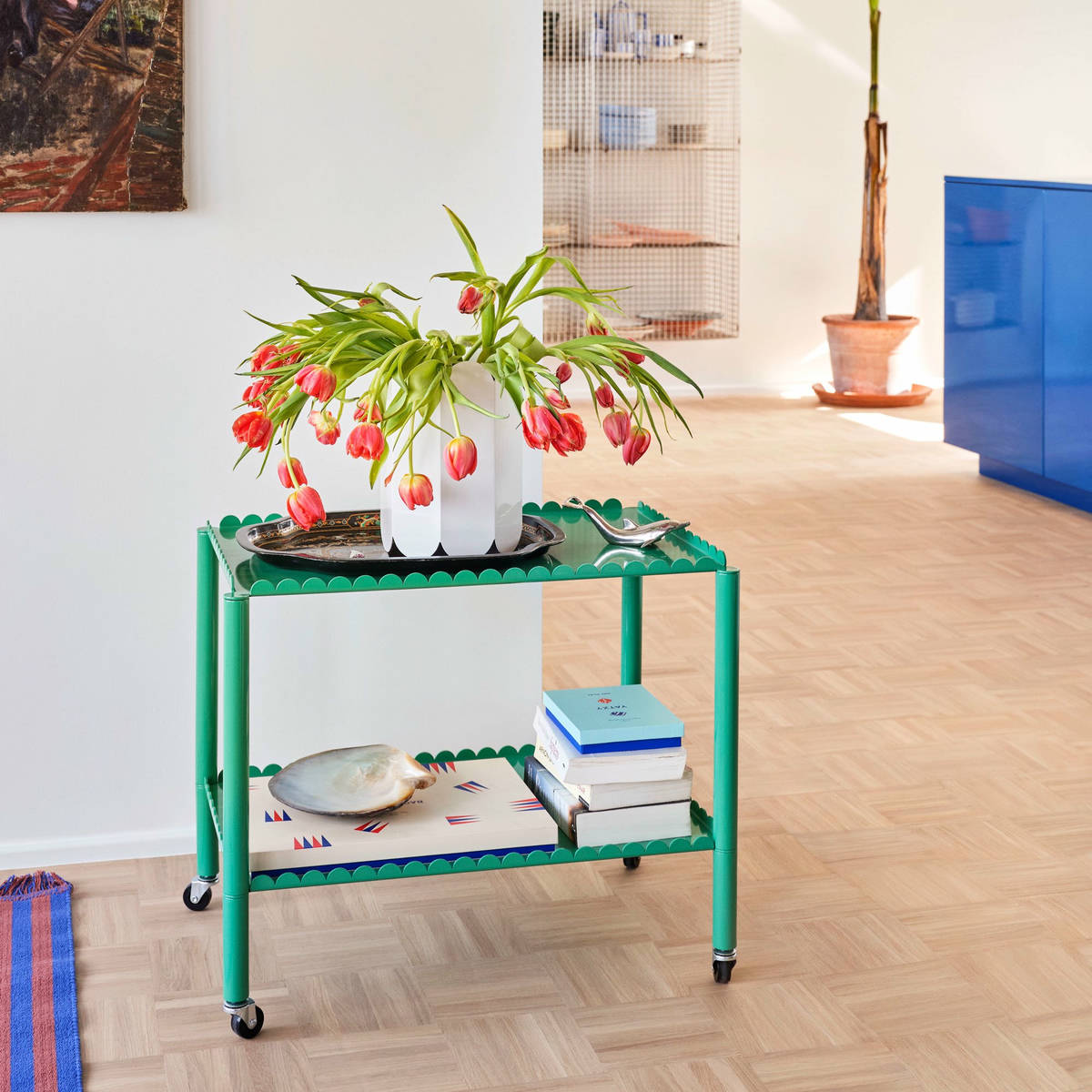 Arcs Trolley Low vagn, jade green