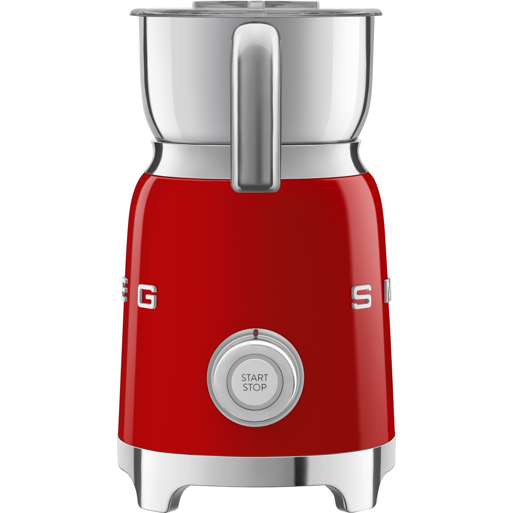 Alternativ bild 1 för Smeg MFF01 Mjölkskummare Röd