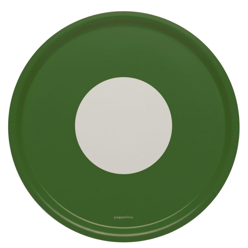 VERA bricka 38 cm, mörkgrön