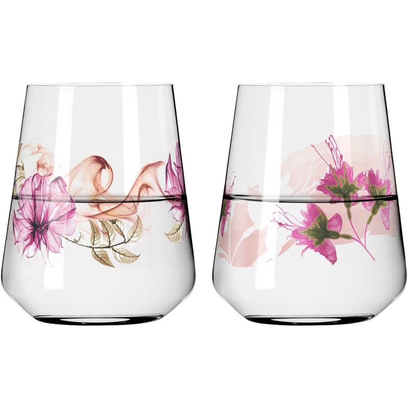 Sommersonett vattenglas 2-pack