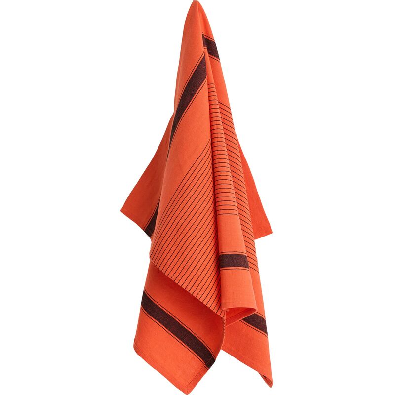 kökshandduk, warm red