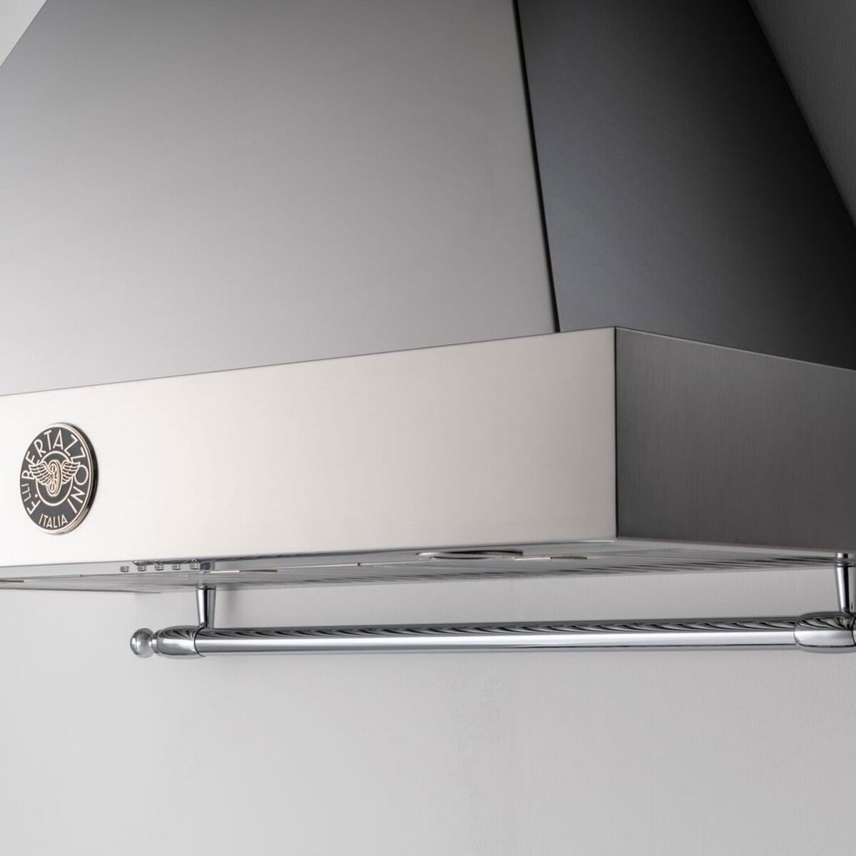 K120HERTX + KC48HERTX Heritage emhætte, 120 cm, rustfrit stål