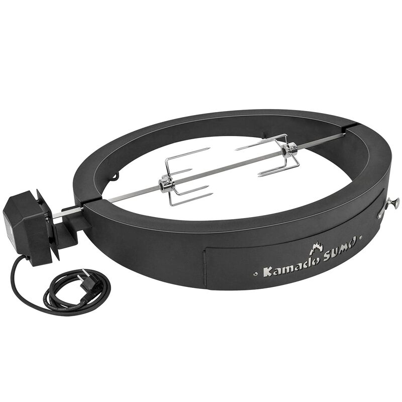 kolgrill, svart + grillmästarens rotisseri och pizzaugn