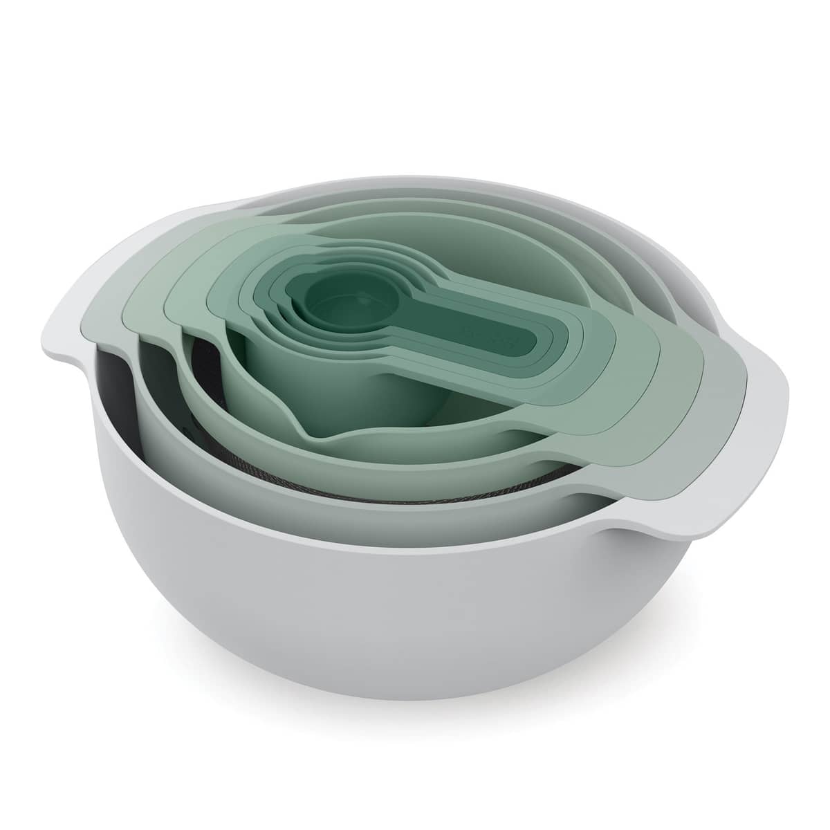 Nest™ Sage skålset 9 delar, ljusgrön