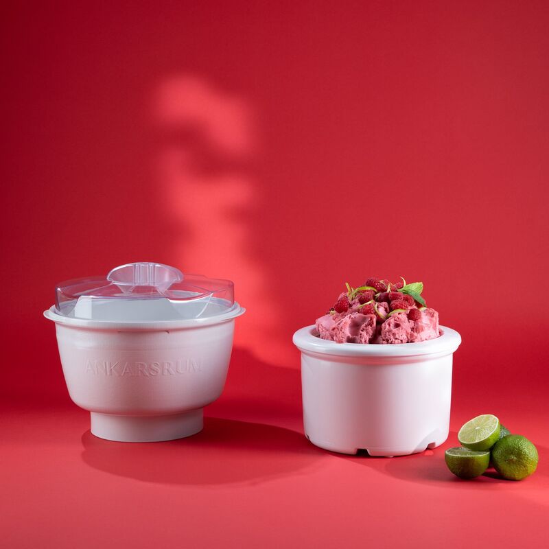 AKM 6230 köksmaskin med glassmaskin, royal blue