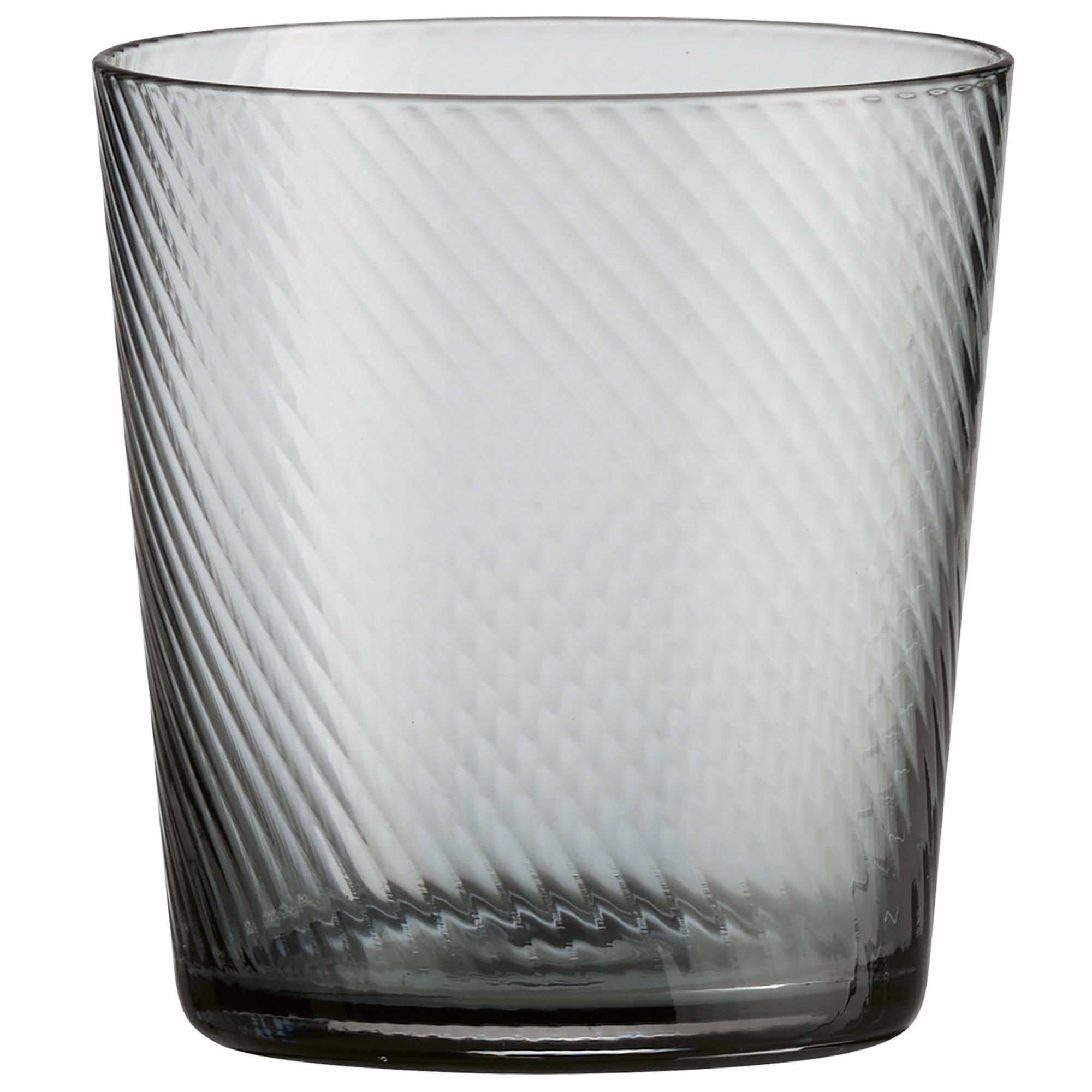 RAW Unique Swirl vannglass 30 cl, grå