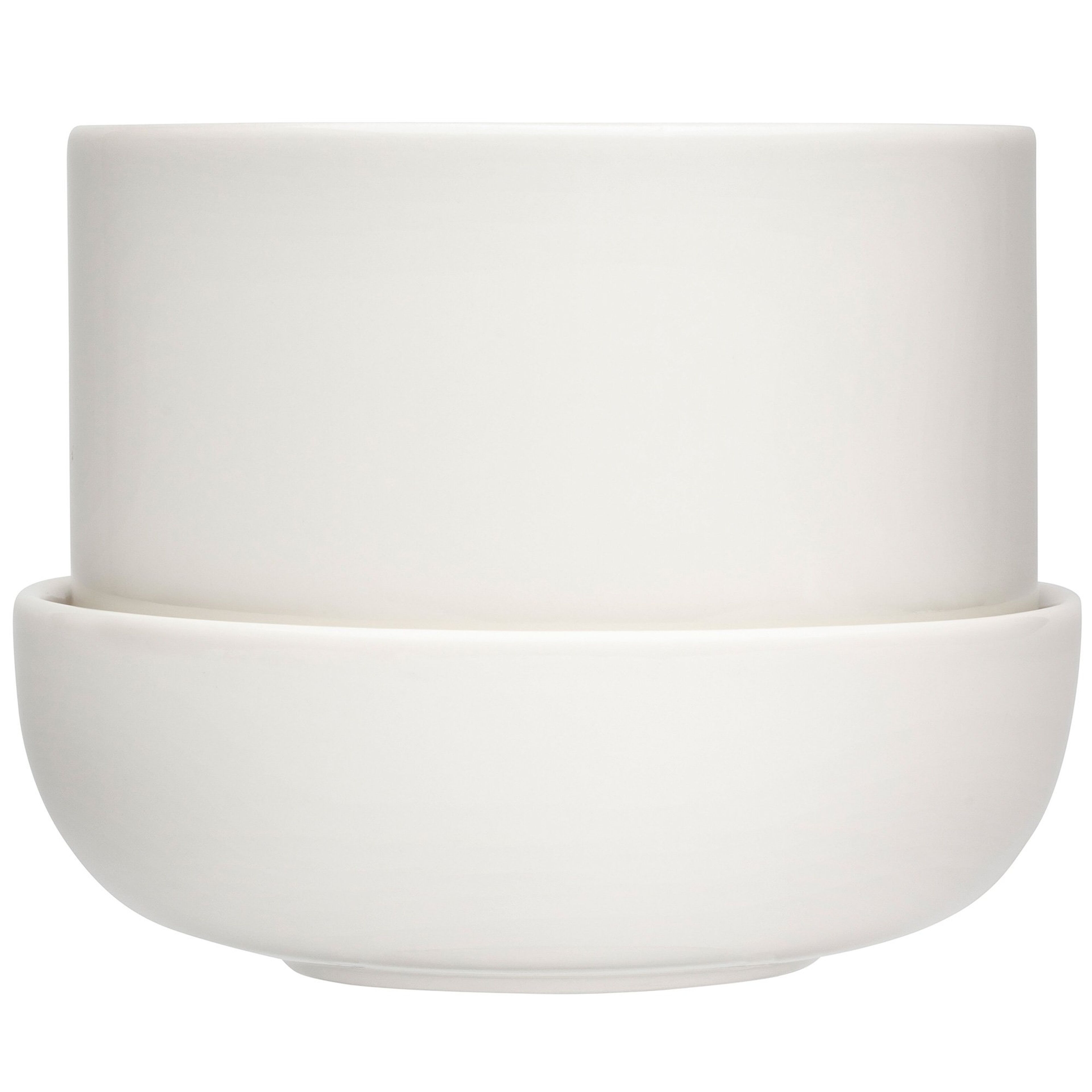 Nappula Kruka Med Fat 170x130 mm, Vit
