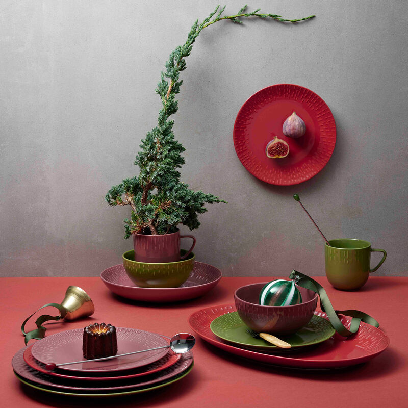 Confetti skål 14 cm, olive