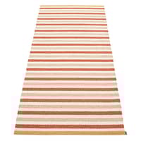 Teo gulvteppe 85 cm x 200 cm, brick/beige/vanilla