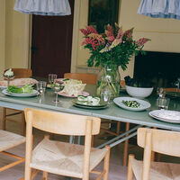 Confetti tallerken 24 cm, olive