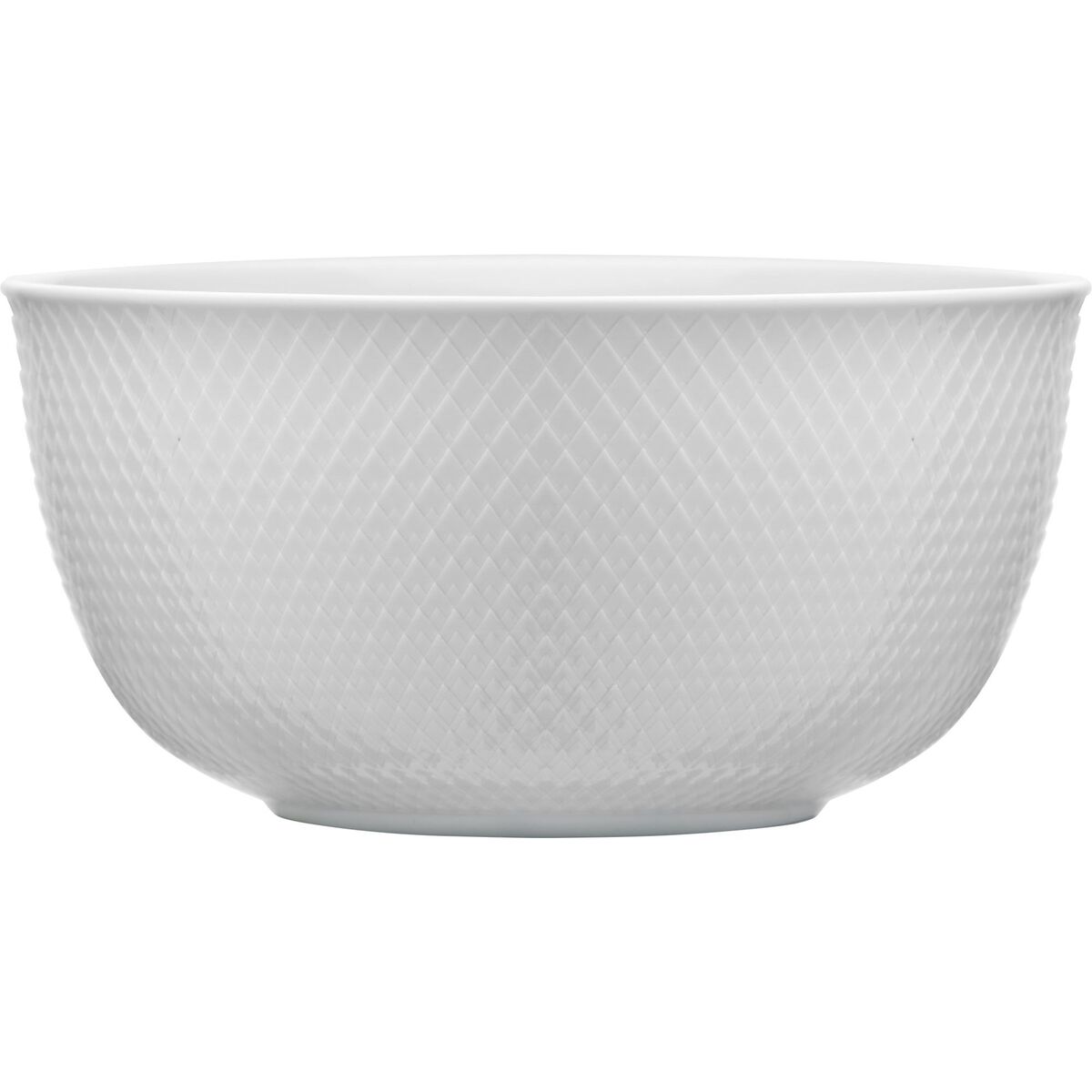 Rhombe serveringsskål, vit, 17,5 cm