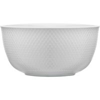 Rhombe serveringsskål, vit, 17,5 cm