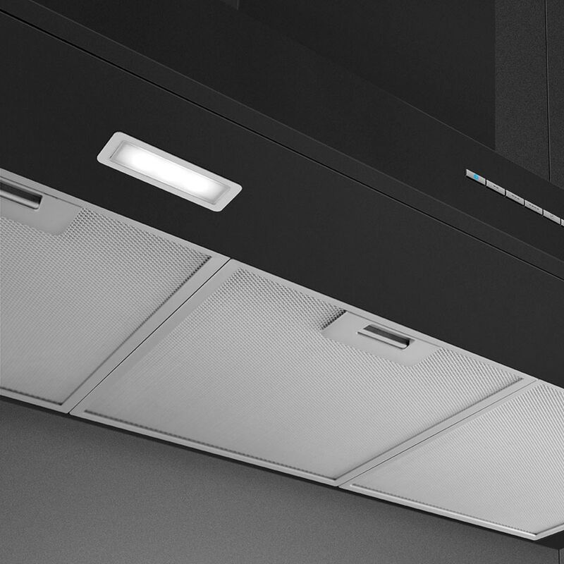 KBT900NE väggmonterad fläkt 90 cm, mattsvart