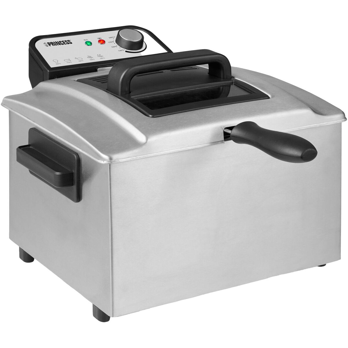 fritös 5 liter, rostfritt stål