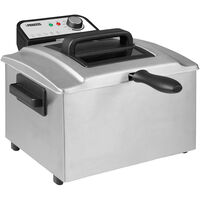 fritös 5 liter, rostfritt stål