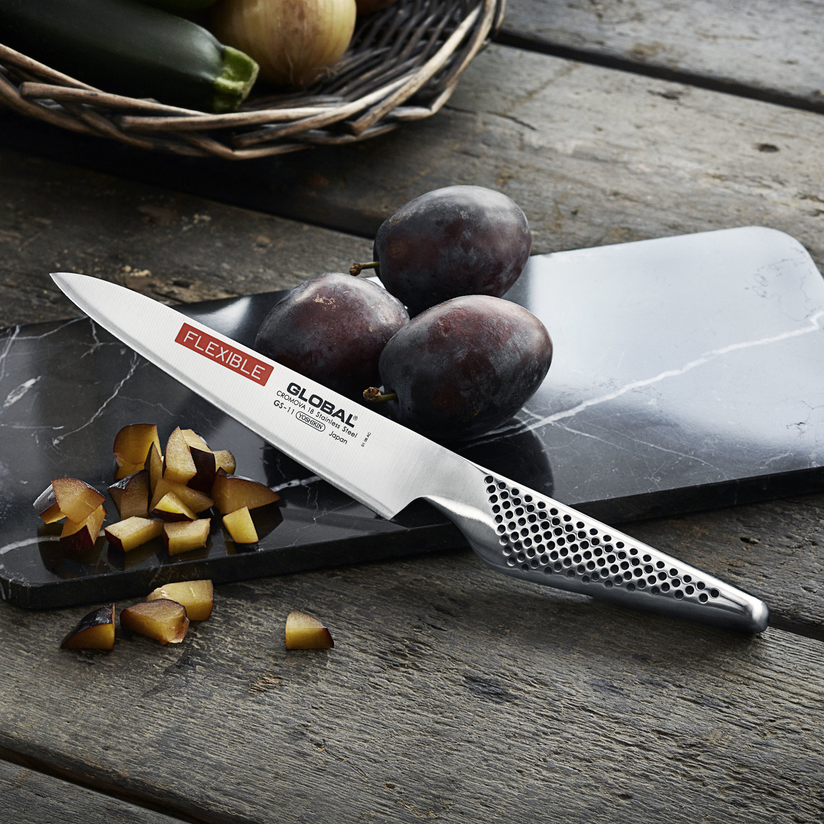 Knivsæt med 5 knive