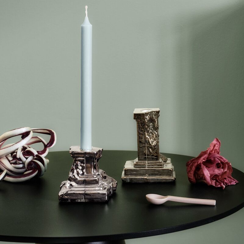 Rocky Baroque lysestage 150 mm, glossy glaze