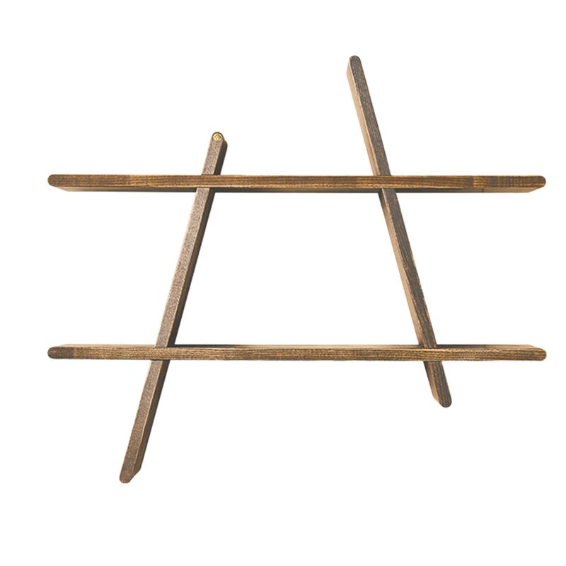 A-Shelf iso hylly, dark wood