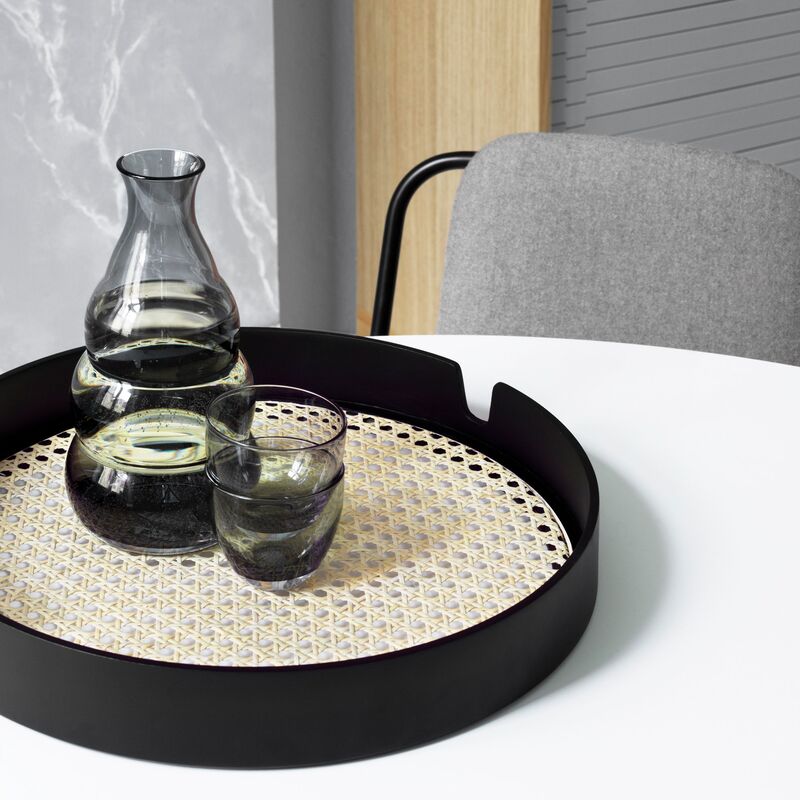 Salon Bakke Sort Ø40 cm. 