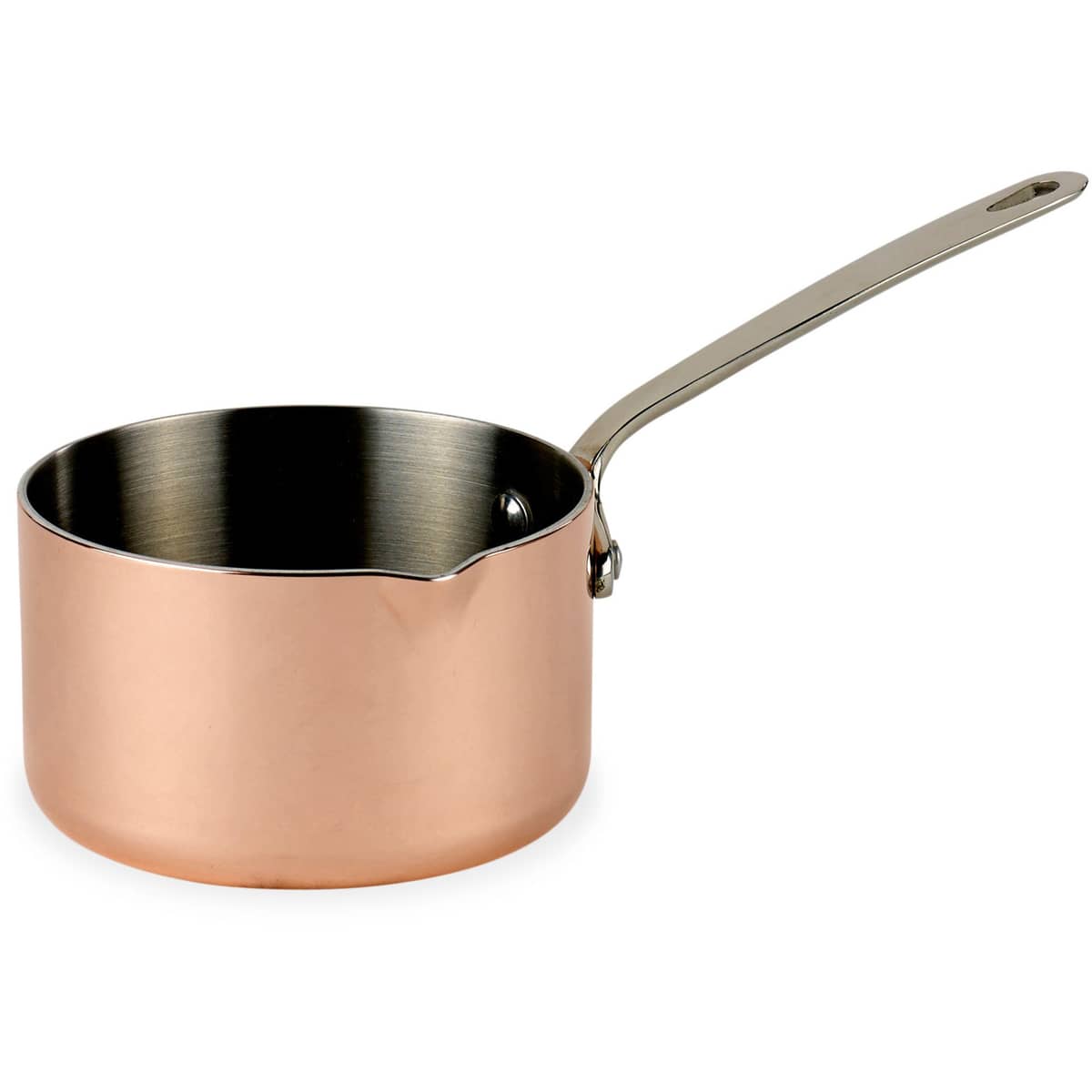 Mini kastrull 0,4 L koppar