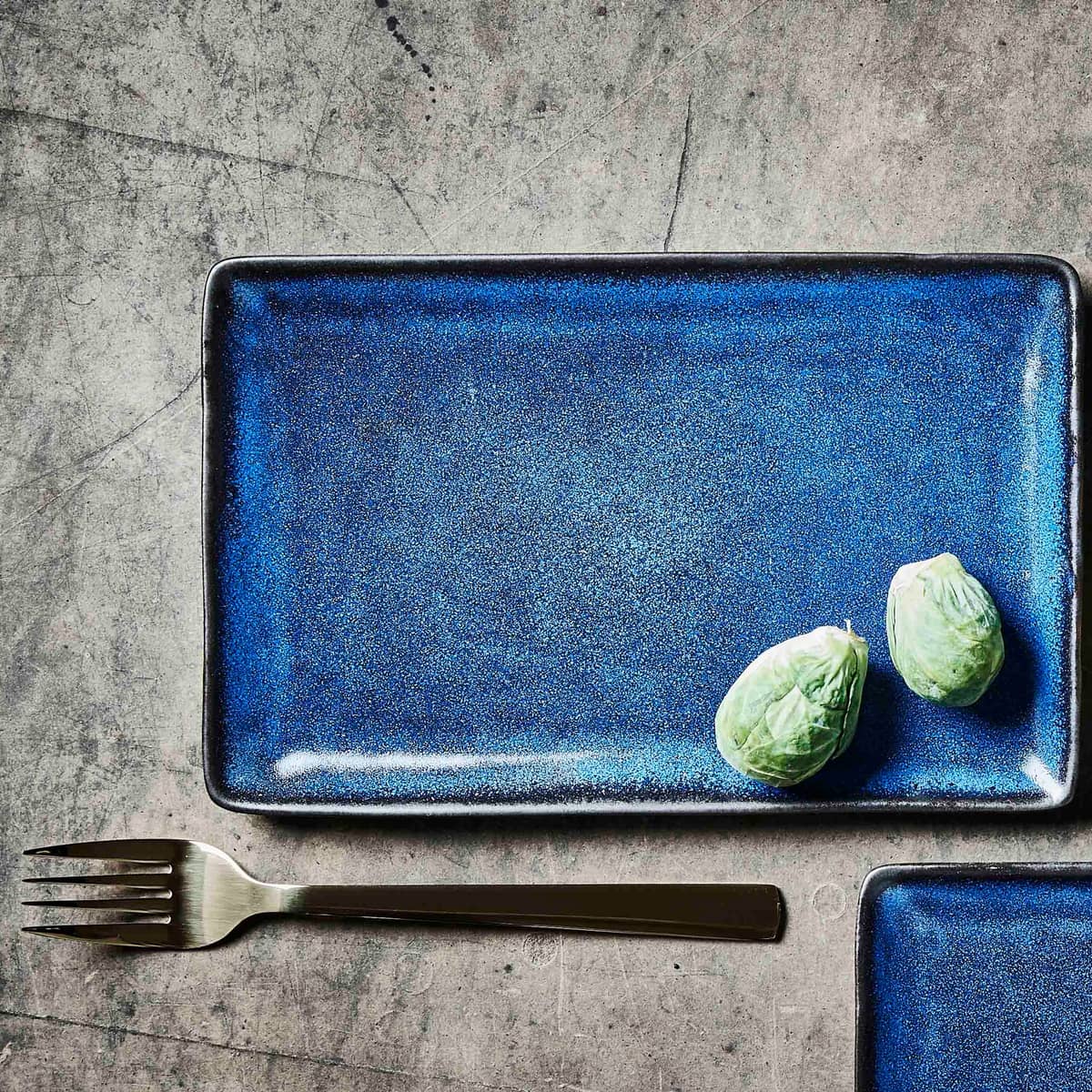 Tallrik Rektangulär 23,5 x 15 cmMidnight blue